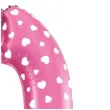 balon foliowy cyfra 0 serduszka rozowy jix 18 dgt