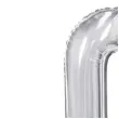 balon foliowy cyfra 0 stojaca srebrny partydeco 27 shp