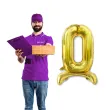 balon foliowy cyfra 0 stojaca zlota dekoracjepolska 15 dgt