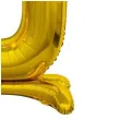 balon foliowy cyfra 0 stojaca zloty godan 29 dgt