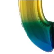 balon foliowy cyfra 0 teczowy funny fashion 40 dgt