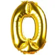balon foliowy cyfra 0 zloty czakos 14 dgt