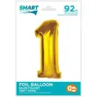balon foliowy cyfra 1 beauty charm zloty godan 36 dgt