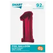 balon foliowy cyfra 1 czerwony godan 36 dgt