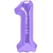 balon foliowy cyfra 1 fioletowy partypal 39 dgt