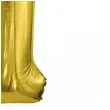 balon foliowy cyfra 1 jasnozloty partydeco 34 dgt