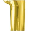 balon foliowy cyfra 1 jasnozloty partydeco 34 dgt