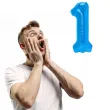 balon foliowy cyfra 1 niebieski partypal 16 dgt