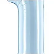 balon foliowy cyfra 1 pastel blekitny partydeco 34 dgt