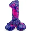 balon foliowy cyfra 1 stojaca galaxy splash folat 28 dgt