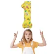 balon foliowy cyfra 1 unicorn party zolty godan 31 dgt