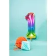 balon foliowy cyfra 1 yummy gummy rainbow teczowy folat 34 dgt