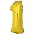 balon foliowy cyfra 1 zloty oem 16 dgt