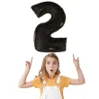 balon foliowy cyfra 2 beauty and charm czarny godan 36 dgt