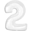 balon foliowy cyfra 2 beauty charm bialy godan 36 dgt