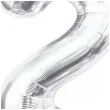balon foliowy cyfra 2 beauty charm srebrny godan 33 dgt