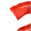 balon foliowy cyfra 2 czerwony funny fashion 40 dgt
