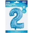balon foliowy cyfra 2 gwiazdki godan 26 dgt