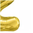 balon foliowy cyfra 2 jasnozloty partydeco 34 dgt