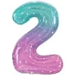 balon foliowy cyfra 2 kosmos teczowy godan 31 dgt