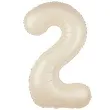 balon foliowy cyfra 2 kremowy partypal 39 dgt