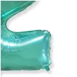 balon foliowy cyfra 2 niebieski tiffany flexmetal 34 dgt