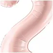 balon foliowy cyfra 2 pastel rozowy jasny partydeco 34 dgt