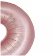 balon foliowy cyfra 2 rozowy matowy godan 30 dgt