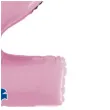 balon foliowy cyfra 2 rozowy pastel grabo 26 dgt
