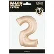 balon foliowy cyfra 2 szampanski godan 34 dgt