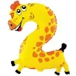 balon foliowy cyfra 2 zyrafa oem 16 dgt