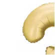 balon foliowy cyfra 3 dekoracja na urodziny zloty matowy 34 dgt