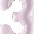 balon foliowy cyfra 3 fioletowy partydeco 34 dgt