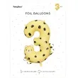 balon foliowy cyfra 3 gepard partydeco 38 dgt