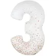 balon foliowy cyfra 3 holograficzne grochy bialy oaktree 34 dgt