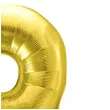 balon foliowy cyfra 3 jasnozloty partydeco 34 dgt