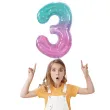 balon foliowy cyfra 3 kosmos teczowy godan 31 dgt