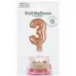 balon foliowy cyfra 3 micro rozowe zloto godan 5 dgt