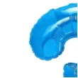 balon foliowy cyfra 3 niebieski partypal 16 dgt