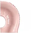 balon foliowy cyfra 3 pastel rozowy jasny partydeco 34 dgt