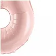 balon foliowy cyfra 3 pastel rozowy jasny partydeco 34 dgt