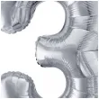 balon foliowy cyfra 3 srebrny partydeco 34 dgt