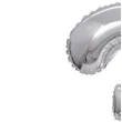 balon foliowy cyfra 3 stojaca srebrny godan 15 dgt