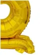 balon foliowy cyfra 3 stojaca zloty godan 15 dgt