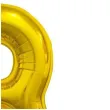 balon foliowy cyfra 3 stojaca zloty godan 29 dgt