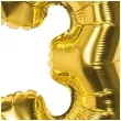 balon foliowy cyfra 3 zloty amscan 14 dgt