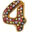 balon foliowy cyfra 4 ciasteczko godan 31 dgt