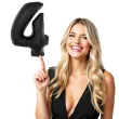balon foliowy cyfra 4 czarny funny fashion 40 dgt