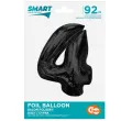balon foliowy cyfra 4 czarny godan 36 dgt