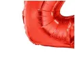 balon foliowy cyfra 4 czerwony funny fashion 40 dgt